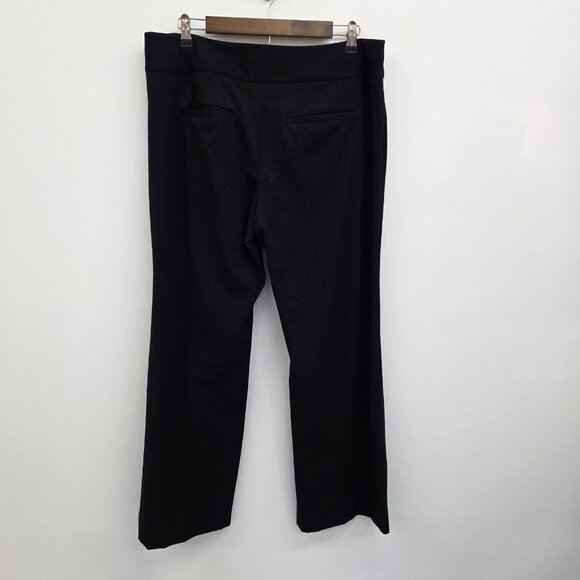 White House Black Market Black Bootcut Dress Pants Legacy 14S Career Work - Picture 3 of 15